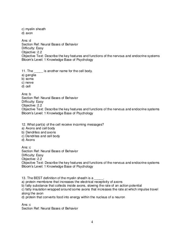 Psychology In Action 11th Edition Huffman Test Bank