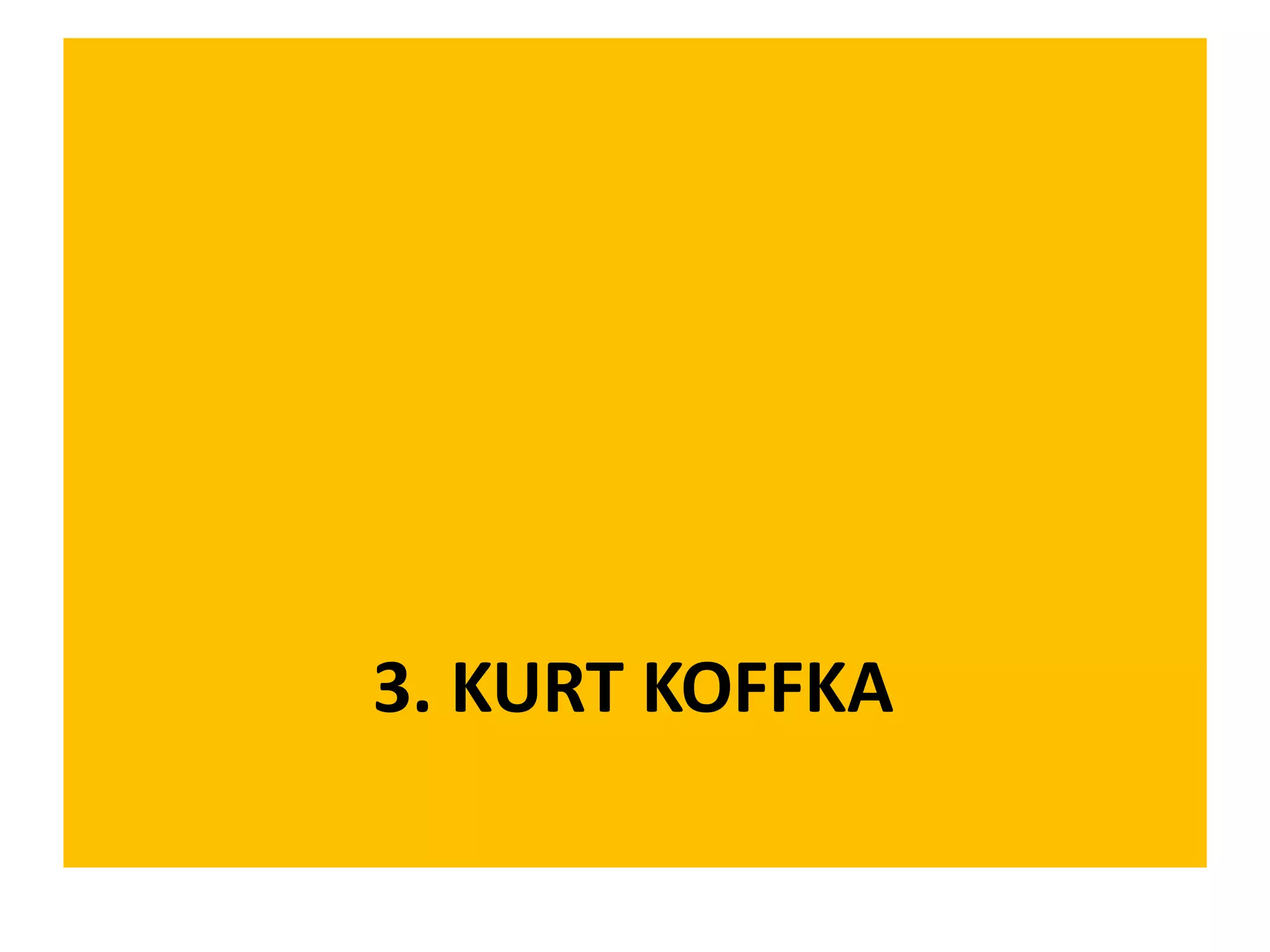 3. KURT KOFFKA
 