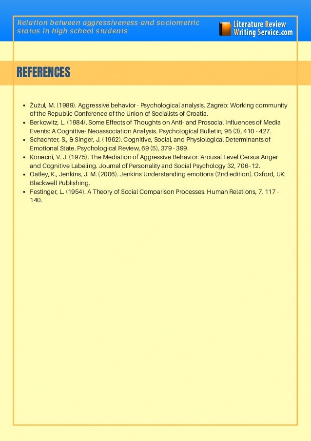 Psychology Literature Review Examples That Really Inspire | WOW Essays literature review sample psychology