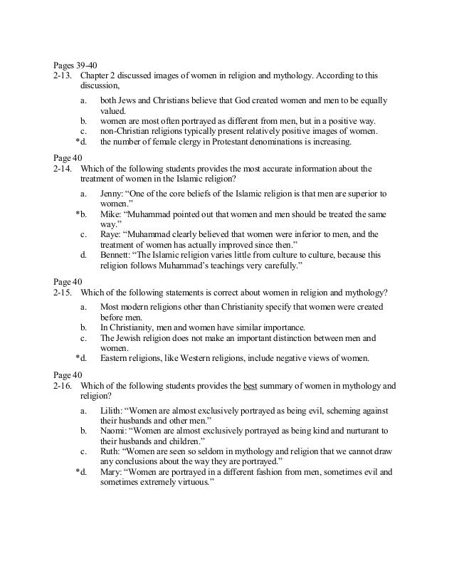 Psychology Of Women 7th Edition Matlin Test Bank