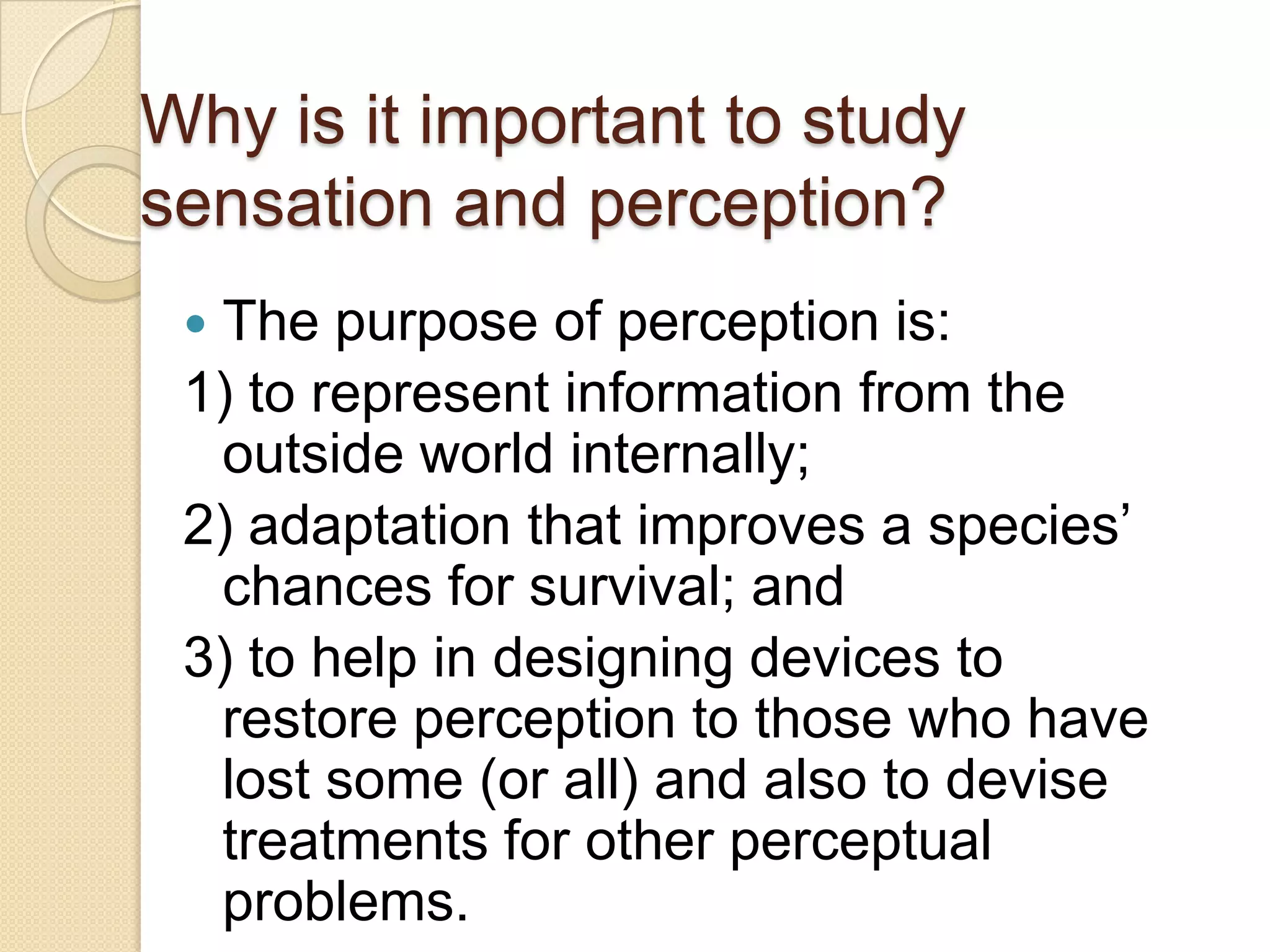 Psychology perception | PPSX