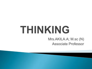 Mrs.AKILA.A; M.sc (N)
Associate Professor
 