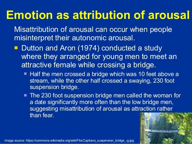 Image result for MISATTRIBUTION OF AROUSAL