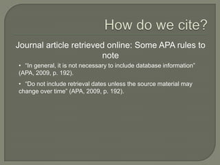 Psyc111: Searching PsycINFO, PubMed, &amp; APA Citation | PPT