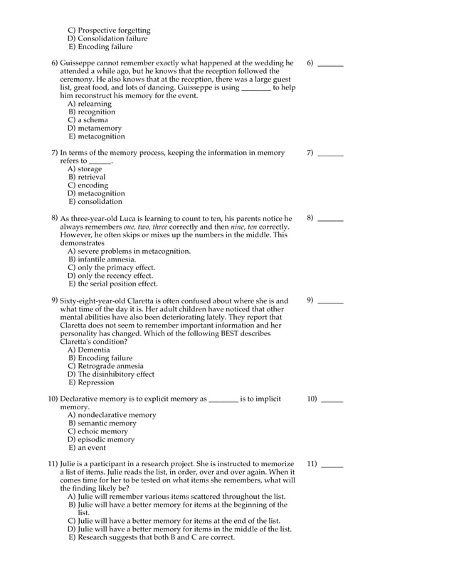 Psychology Pretest 6 7 PDF psychology-pretest-6-7-pdf