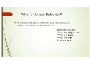 Understanding Human Psychology and Behavior for Computer Science ...