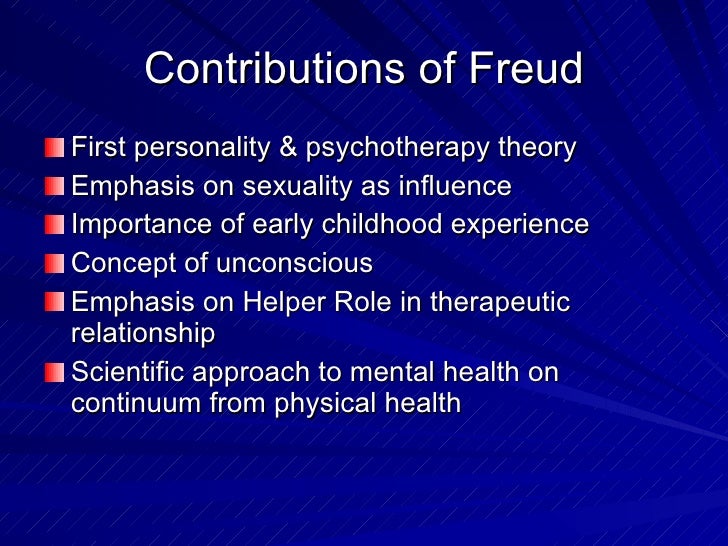 Psychology A Freud