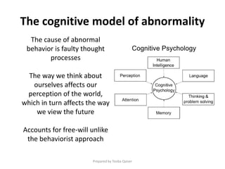 Psychology and abnormality | PPTX