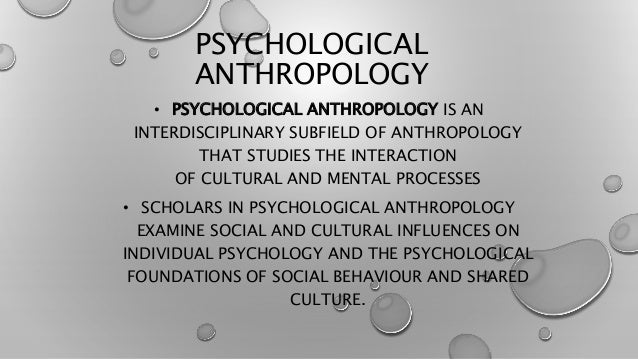 Sociology vs Cultural Anthropology