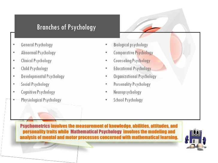 psychology and psychiatry psychology branches