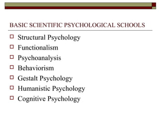Psychology as a Science | PPT