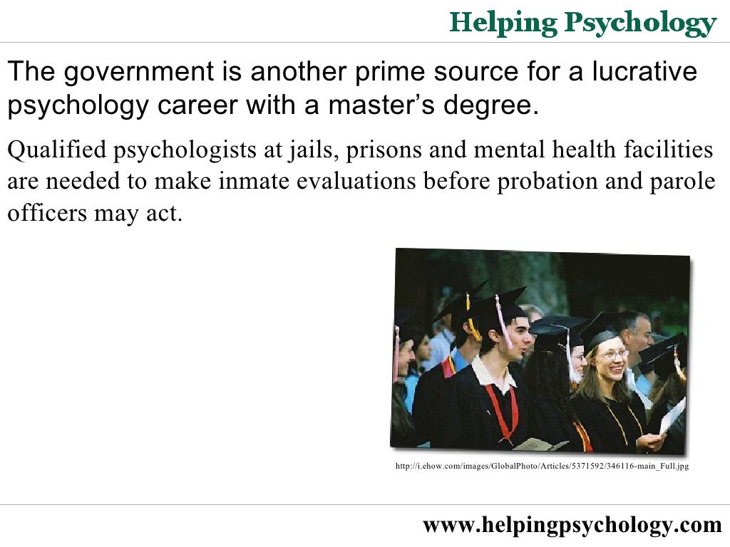 Psychology Careers With a Master’s Degree