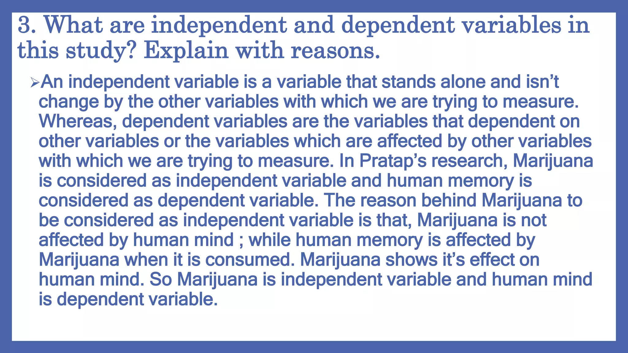 PSYCHOLOGY, EXPERIMENTAL METHOD CASE STUDY | PPTX