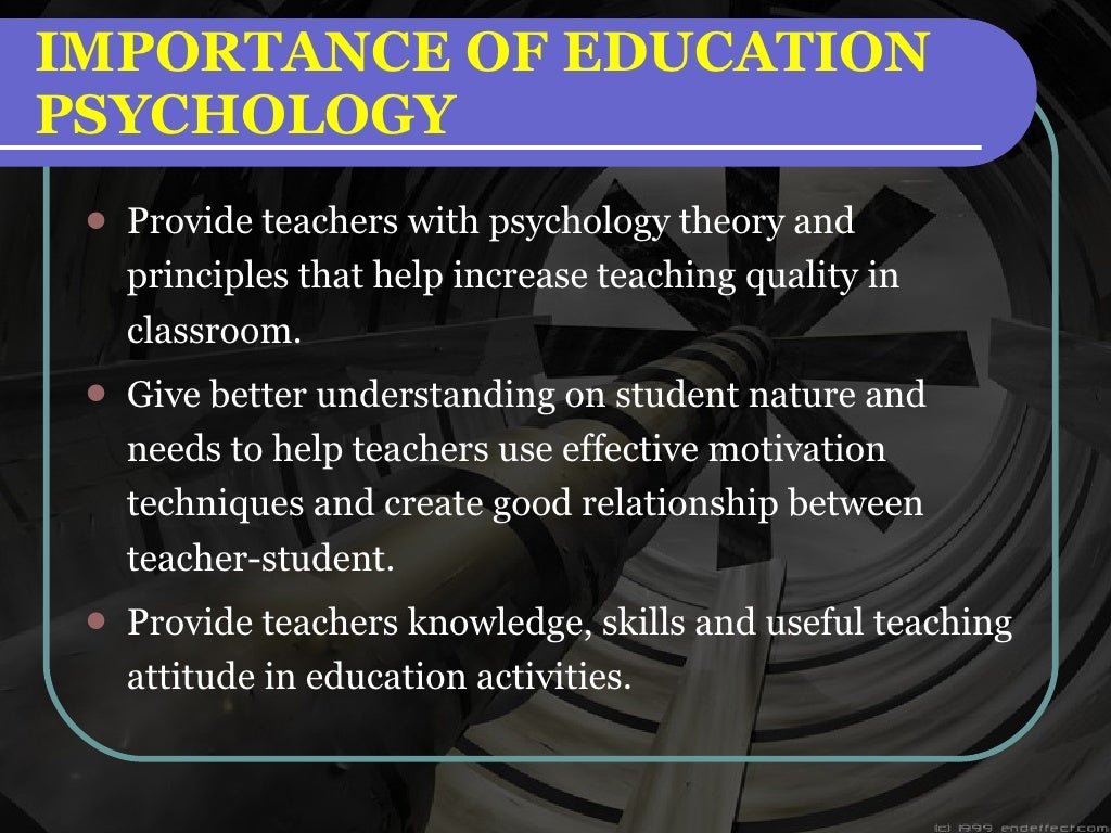 psychology of education