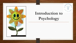 Introduction to
Psychology
This Photo by Unknown author is licensed under CC BY-ND.
 