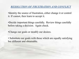 Psychology Frustration and Conflict | PDF