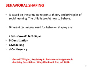 Psychology in orthodontics | PPTX
