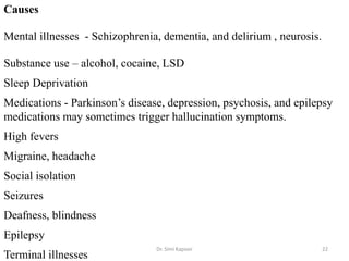 Terminal Hallucinations Psychology ppt of bot 2nd year all important theory | PDF