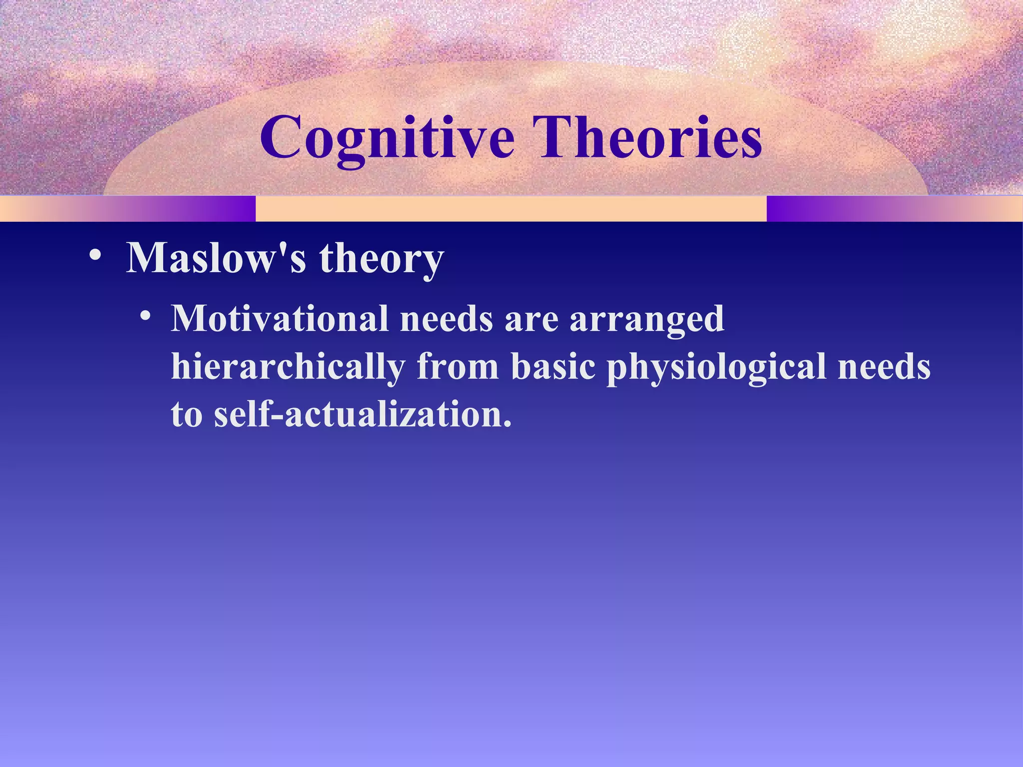 Psychology Chapter 7 Motivation & Emotion | PPT