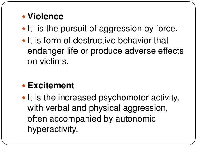 Psychology Of Aggression