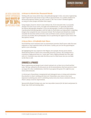 the psychology of food pairings: how to build... Psychology of a menu | PDF