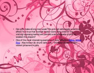 Psychology of colors final | PPTX