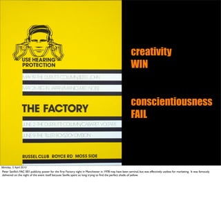 Psychology Of Creativity - London IA 30.03.10 Slide 19