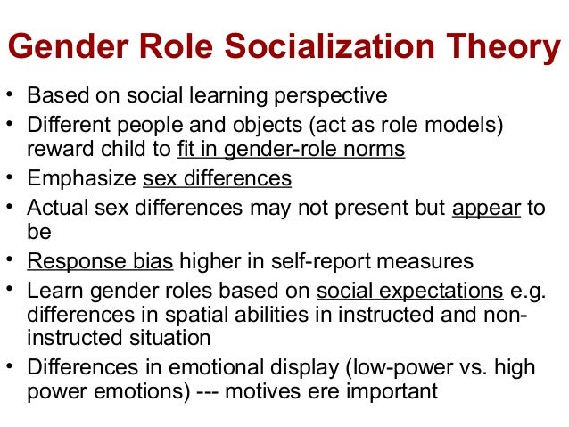 gender socialization theory