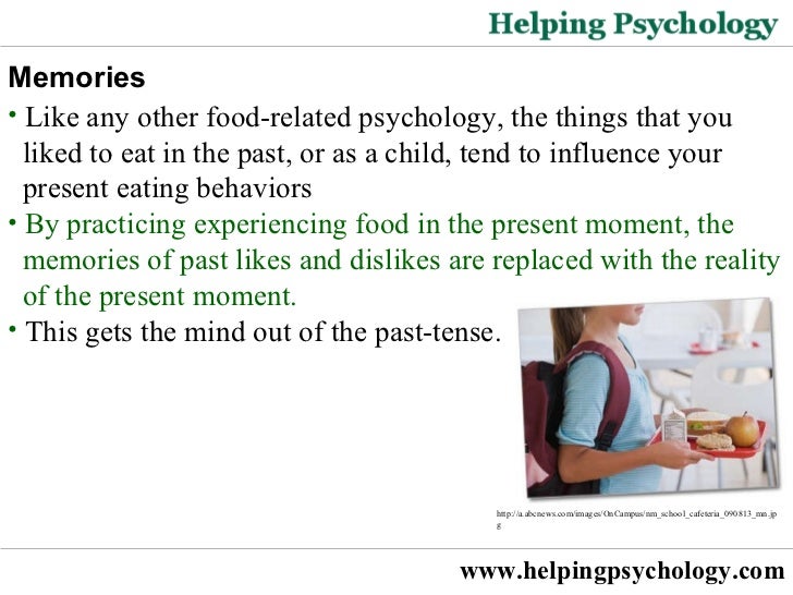 Psychology of Healthy Eating