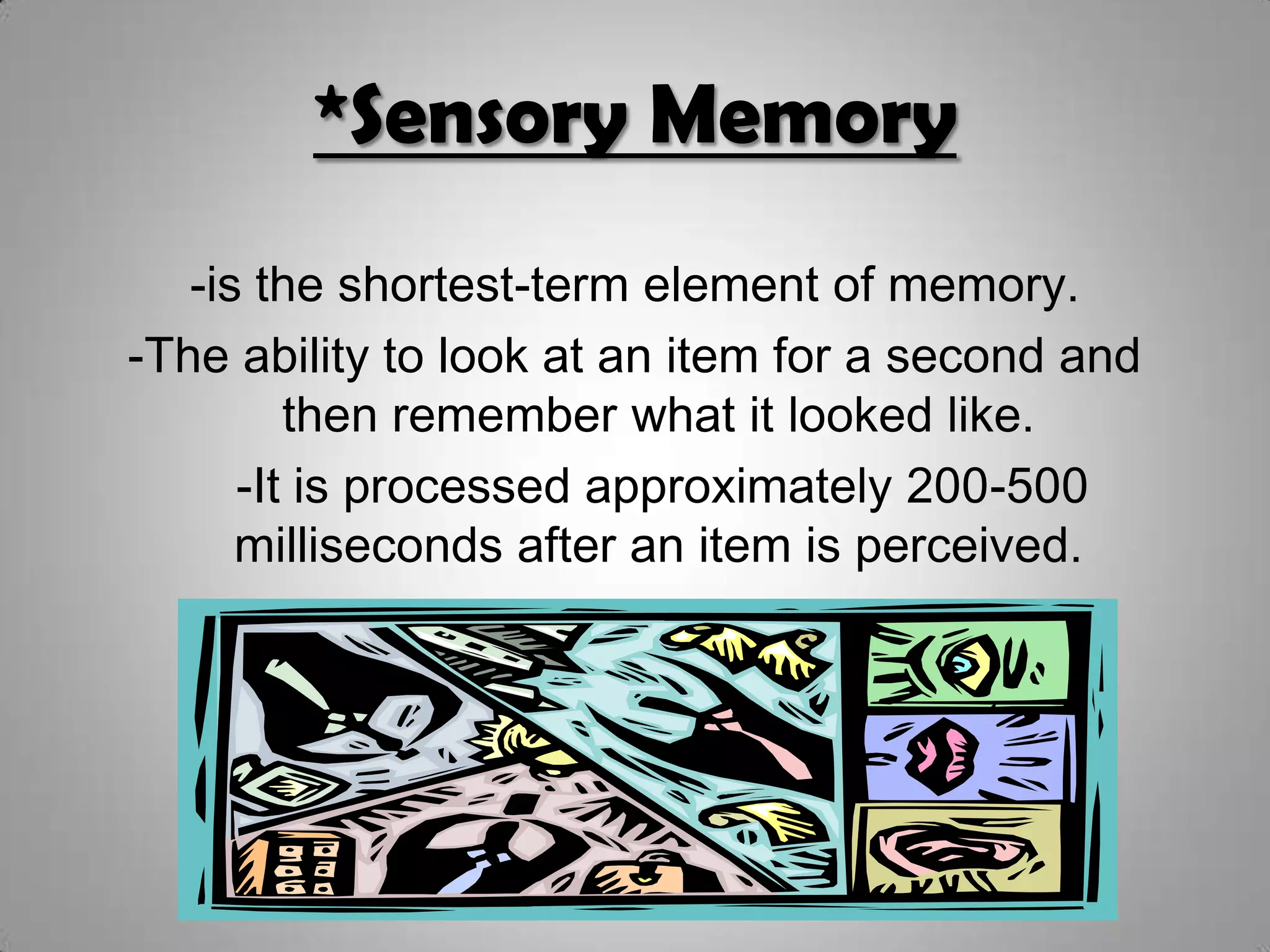 Human Memory (Psychology) PPT