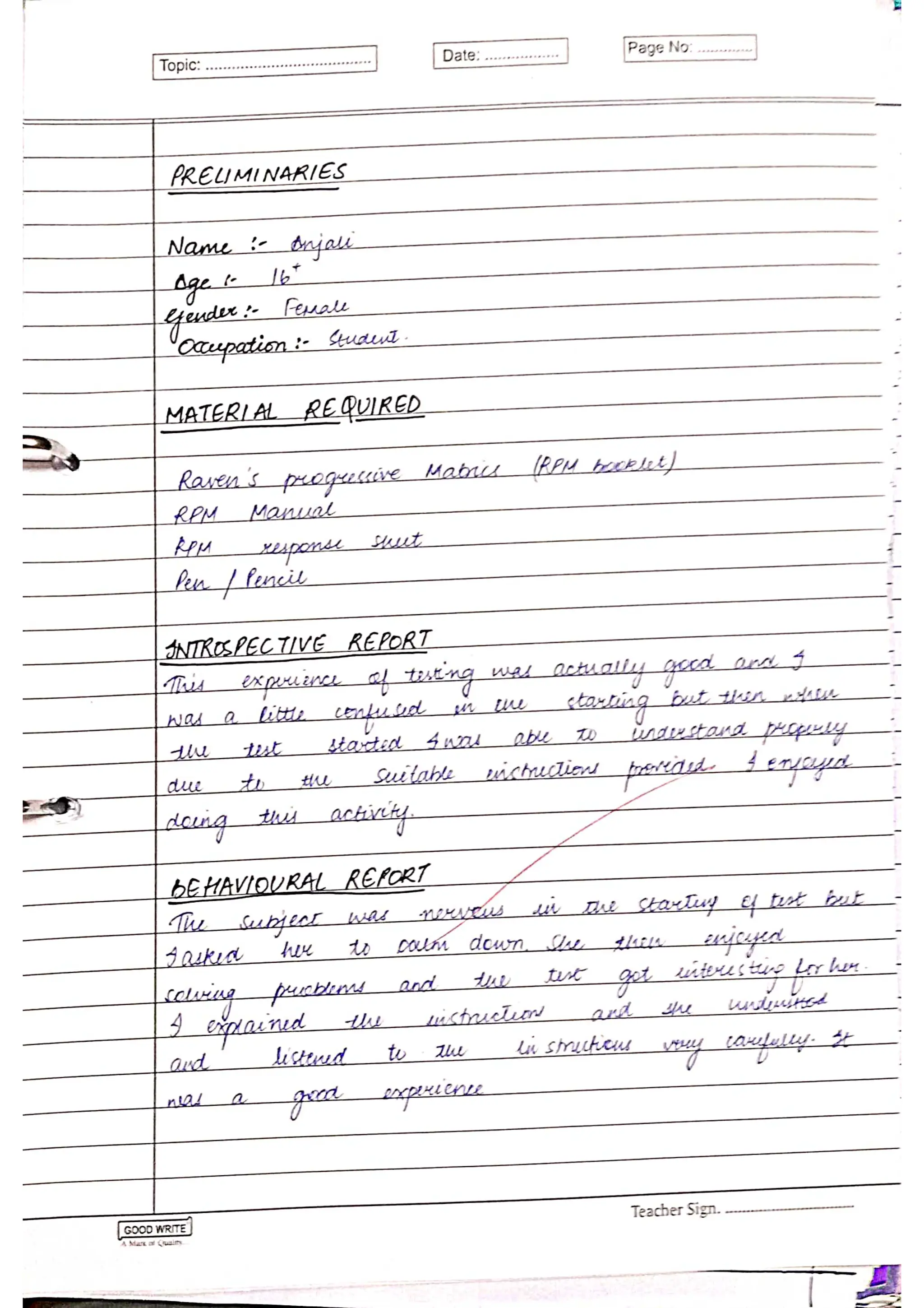 Psychology Practical File for class 12 . pdf