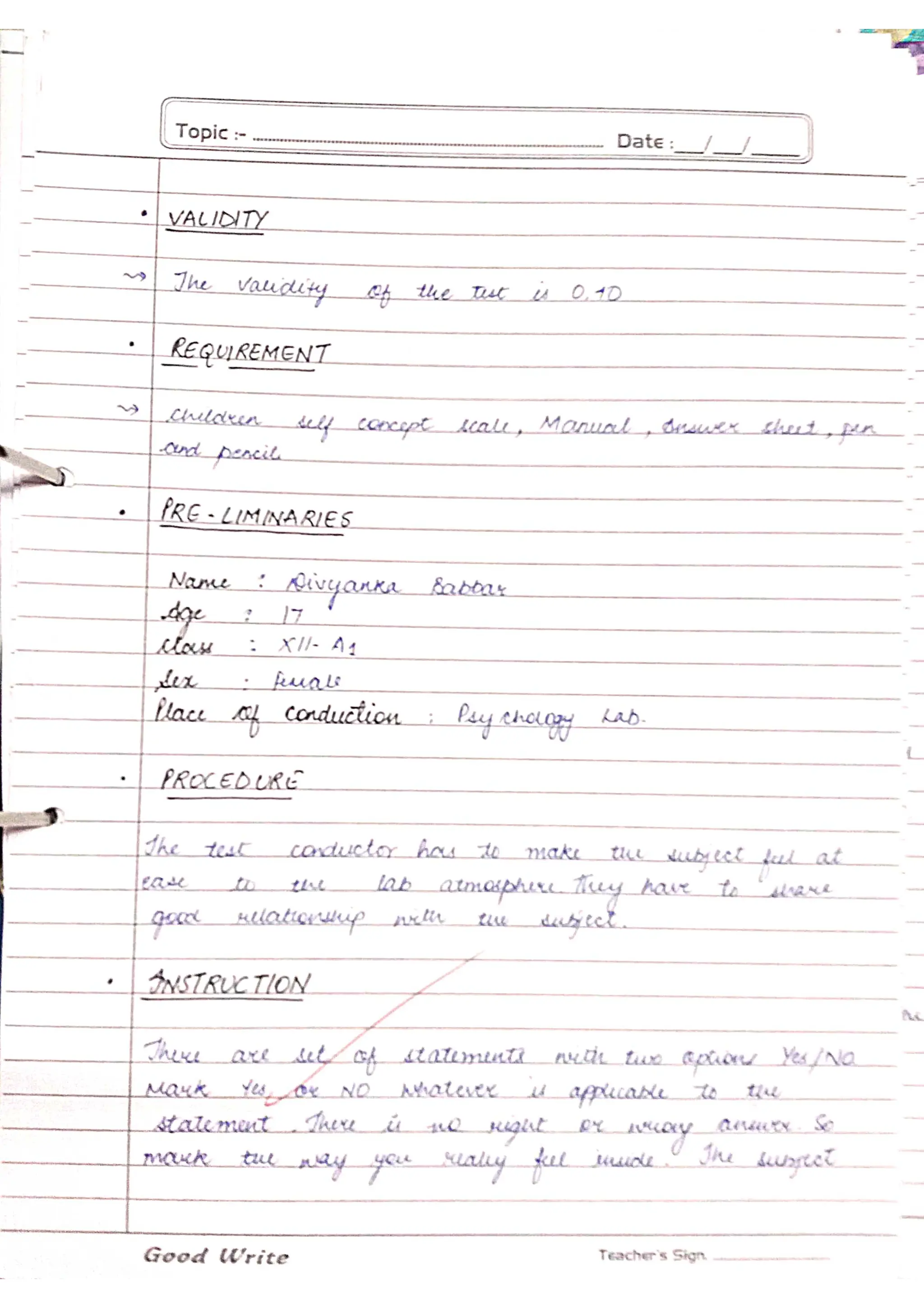 Psychology Practical File for class 12 . pdf