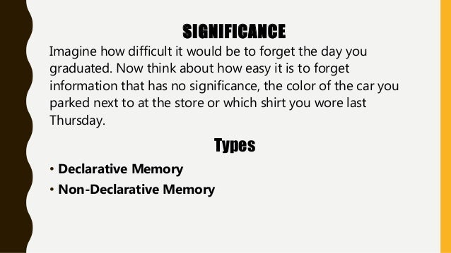 declarative memory declarative memory