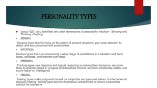 PERSONALITY DISORDERS:
 DEFINATION:
Personality disorders are a group of mental illnesses. They involve long-term pattern...