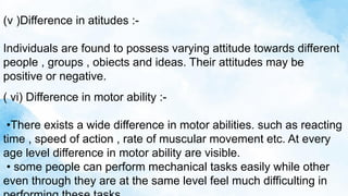 INDIVIDUAL DIFFERENCES/PSYCHOLOGY PRESENTATION/INDIVIDUAL DIFFERENCES ...