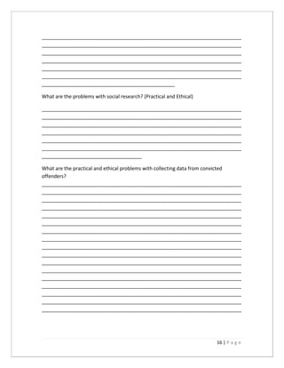 Psychology IGCSE Questions