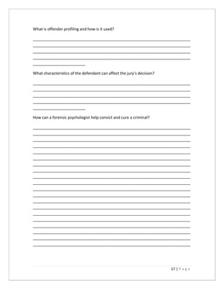 Psychology IGCSE Questions