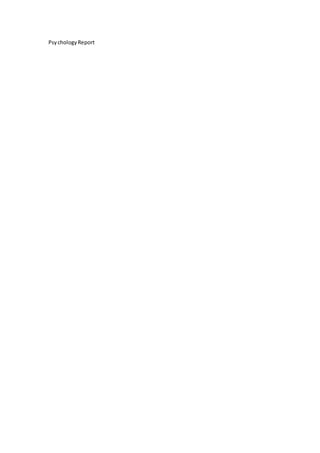 PsychologyReport
 