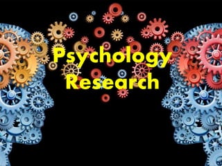 Psychology
Research
 