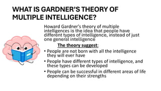 The gardners theory of multiple intelligence | PDF