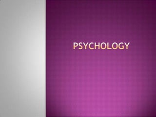 Psychology         