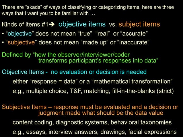 instrument development and psychometrics | PPT