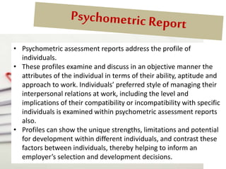 Written Test Report | PPTX
