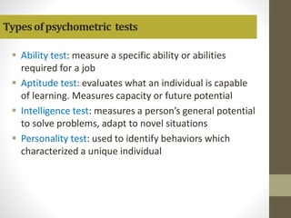psychometrics chapter one.pptx