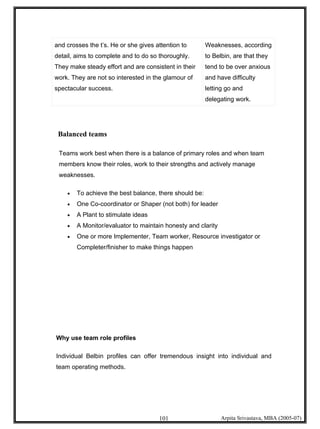 Psychometric Testing