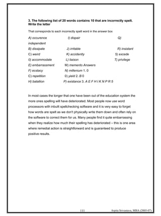 Psychometric Testing