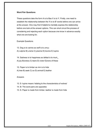 Psychometric Testing