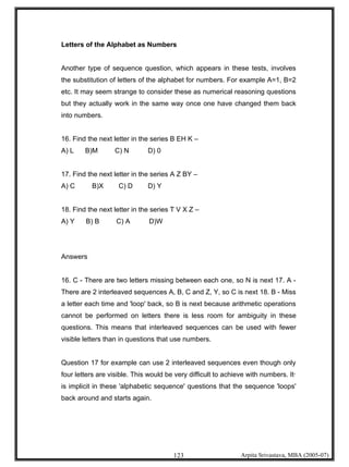 Psychometric Testing