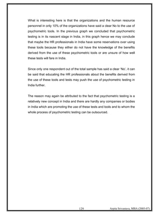 Psychometric Testing