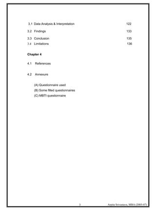 Psychometric Testing